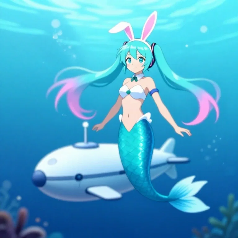 japan travel mermaid mecha bunny girl