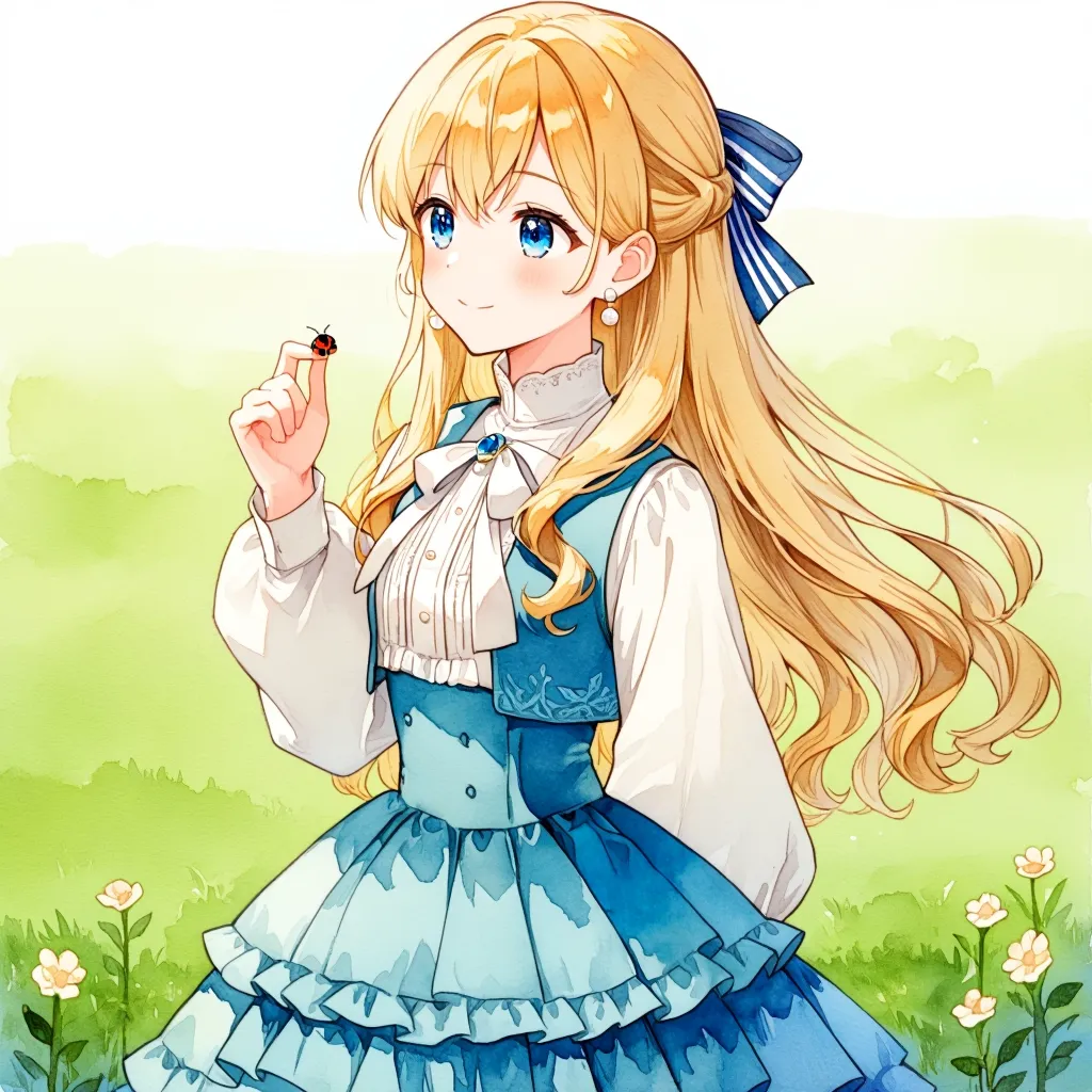 てんとう虫と一緒に