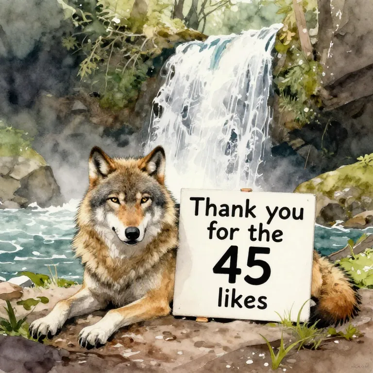 Thanks you  😘 for the 45 likes