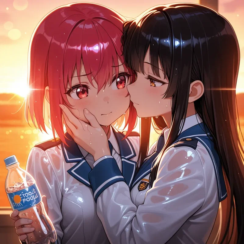 百合な二人