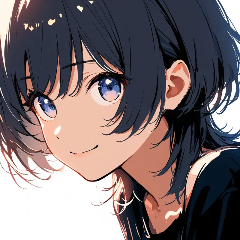 ショートボブの女の子2